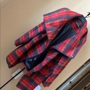 Steve Madden Plaid Winter Coat